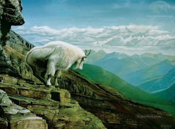  Montes Pintura - Cabra montés de la puerta del cielo